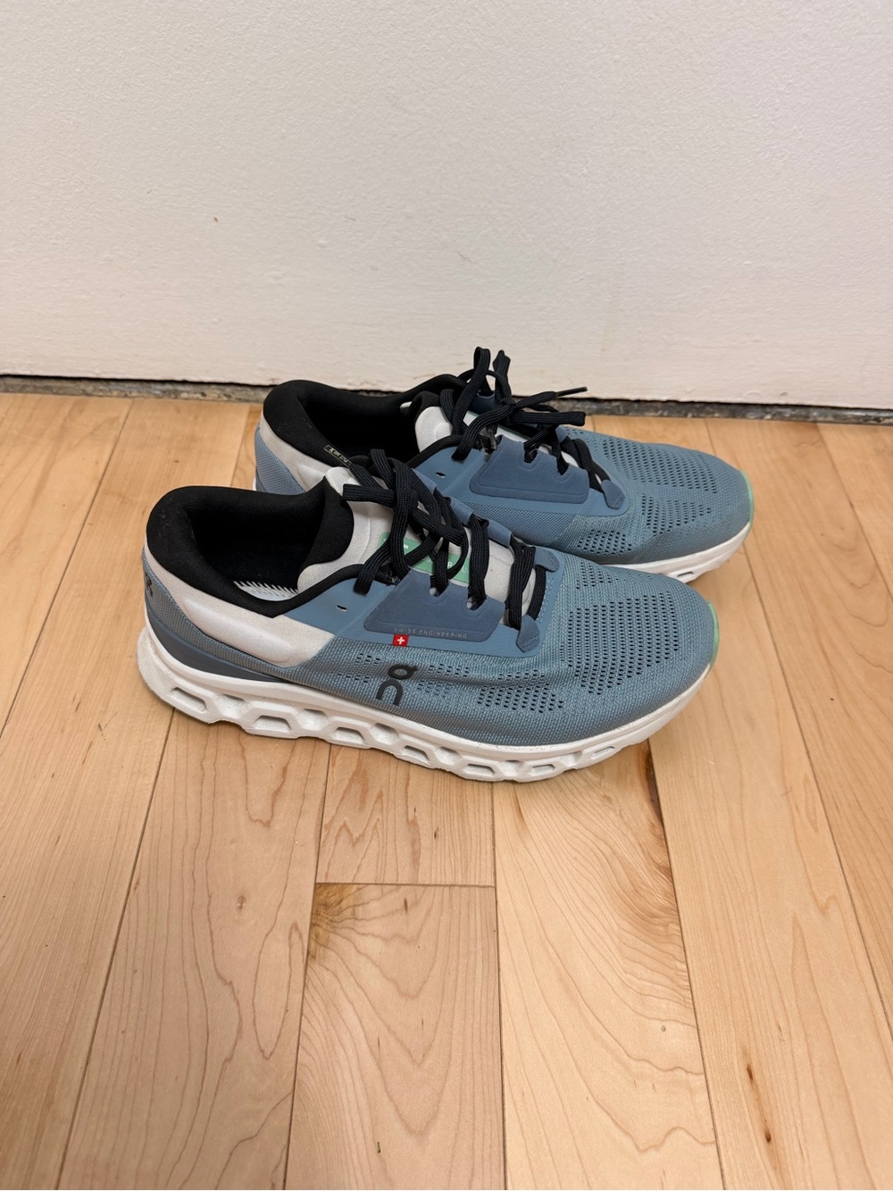 On Running Cloudstratus Men's Running Shoes - Blue/White